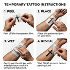Jesus 12pcs Christian Temporary Tattoos