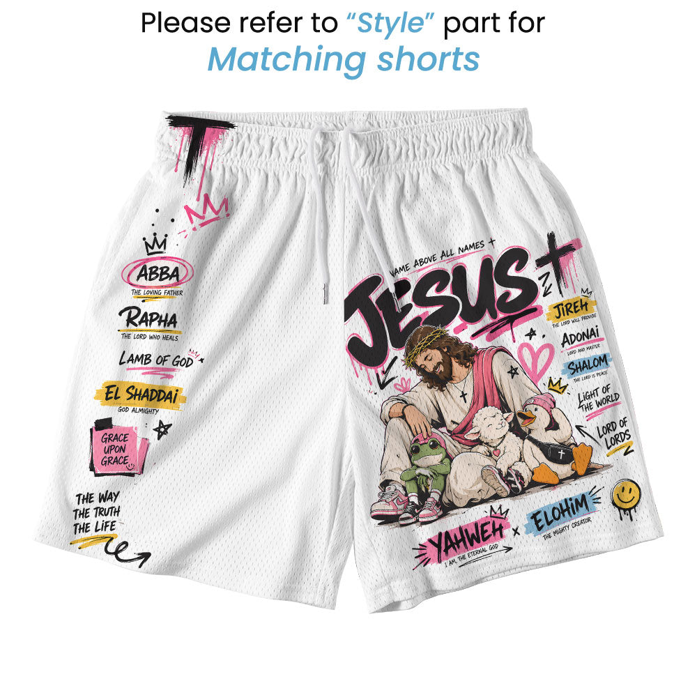 Name Of Jesus Christian Mesh Jersey