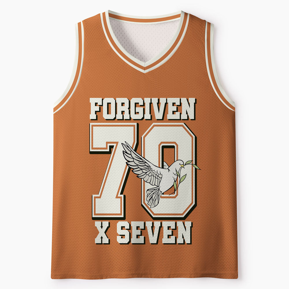 Forgiven Always Christian Mesh Jersey Tank Top
