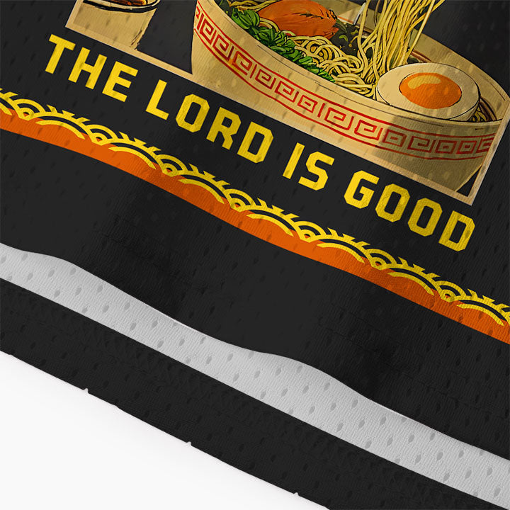 The Lord Is Good Christian Mesh Jersey Tank Top