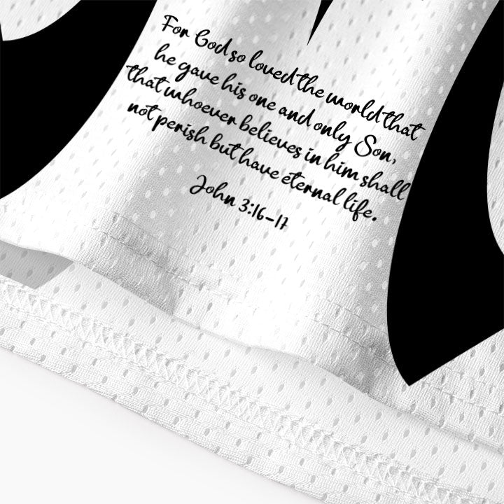Jesus Saves Christian Mesh Jersey Tank Top