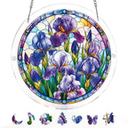 Iris Morning Light Light Suncatcher-Acrylic Window Art