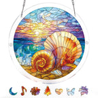 Ocean Echo Shell Light Suncatcher-Acrylic Window Art