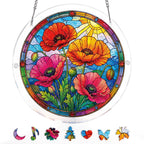 Sunlit Floral Garden Light Suncatcher-Acrylic Window Art