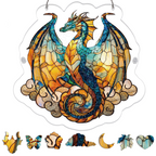 Oceanfire Dragon Light Suncatcher-Acrylic Window Art
