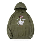 God's Silliest Goose Christian Washed Hoodie