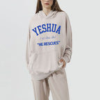 Yeshua He Rescues Christian Washed Hoodie
