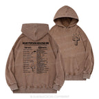 Dear Person Behind Me Christian Washed Hoodie