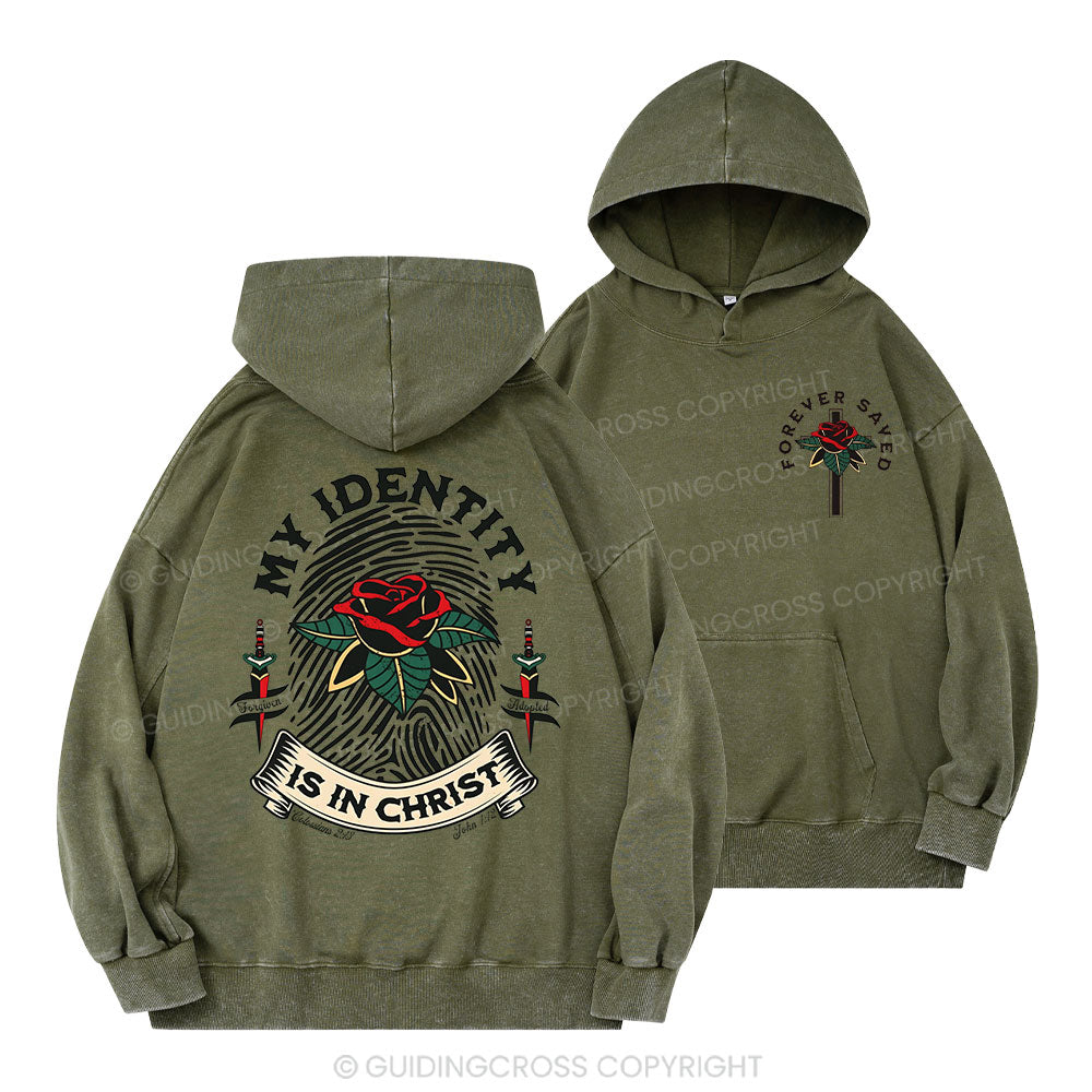 My Identity Christian Washed Hoodie