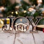 Christmas Frame Of Mind Christian Wood Ornament