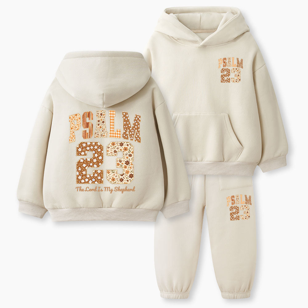 The Lord Is My Shepherd Christian Kid Fleece Hoodie Set