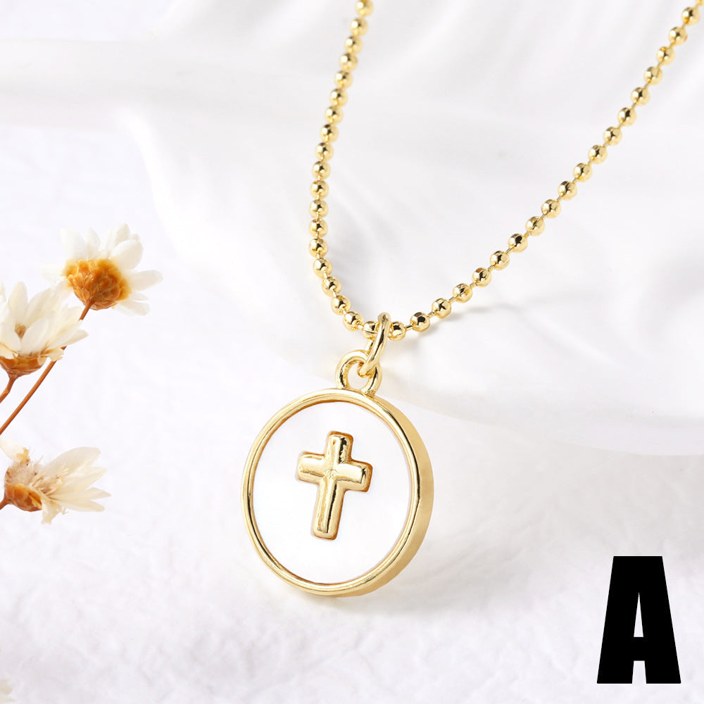 Jesus Loves You Cross Collar Necklace