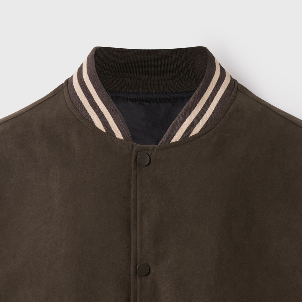 Walk By Faith Christian Color Block Baseball Jacket