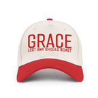Grace Lest Any Should Boast Christian Trucker Hat