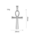 Faith Cross Christian Stainless Steel Necklace