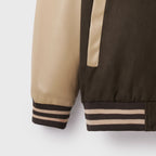 Silence Of Our Heart Christian Color Block Baseball Jacket
