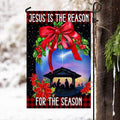 Jesus Is the Reason for the Season Christmas Flag