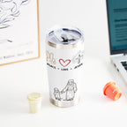 Peace Love Jesus Christian 20OZ Tumbler