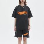 God Heals Christian Washed T-Shirt & Shorts