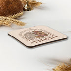 YHWH Christian Wooden Printed Coasters