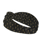 Simple Cross Christian Seamless Wide Headband