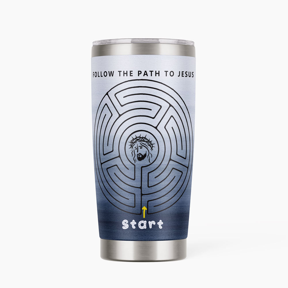 Follow The Path Jesus Christian 20OZ Tumbler