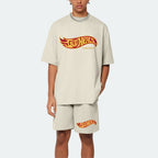 God Heals Christian Washed T-Shirt & Shorts