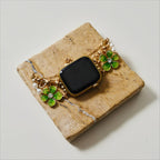 Floral Quartz Chain Watch Band for Apple Watch