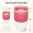 Coral Pink Cup 12oz