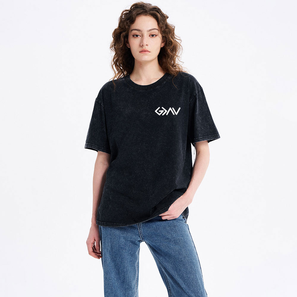 God Is Greater Than The Highs And Lows Christian Washed T-Shirt