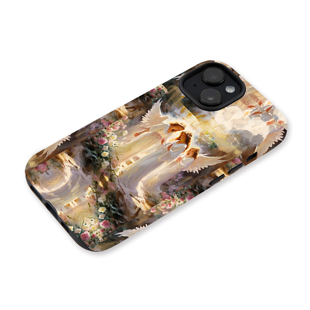 Be With Angel Christian Phone Case
