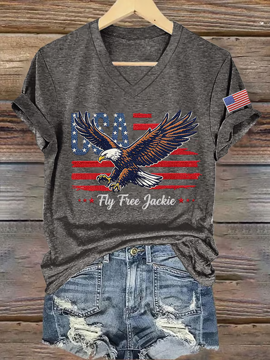 Women's Fly Free Jackie Print T-shirt