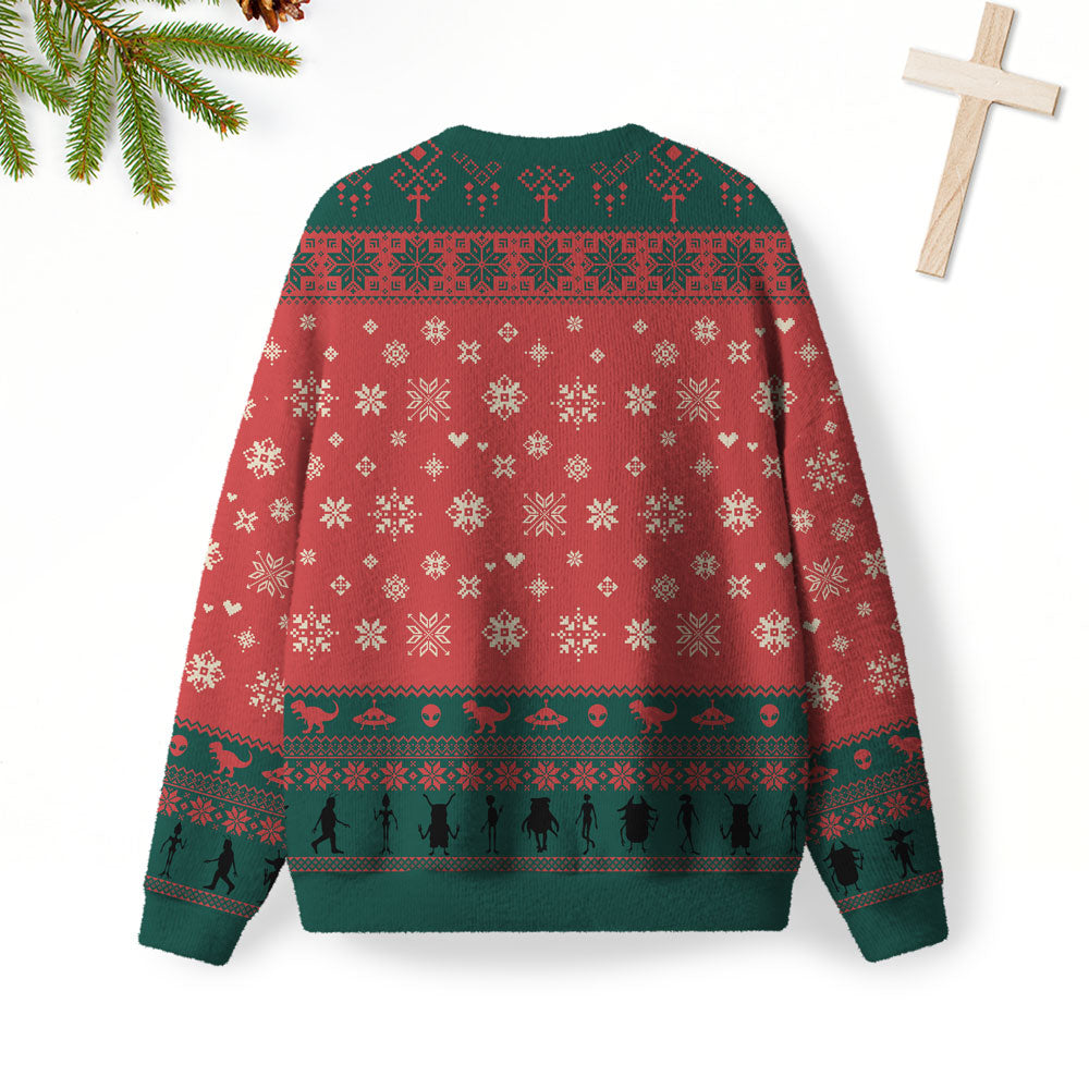 No Borders Furry Christian Lightweight Sweater