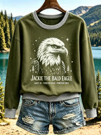 Women's Fly Free Jackie Print Casual Sweatshirt
