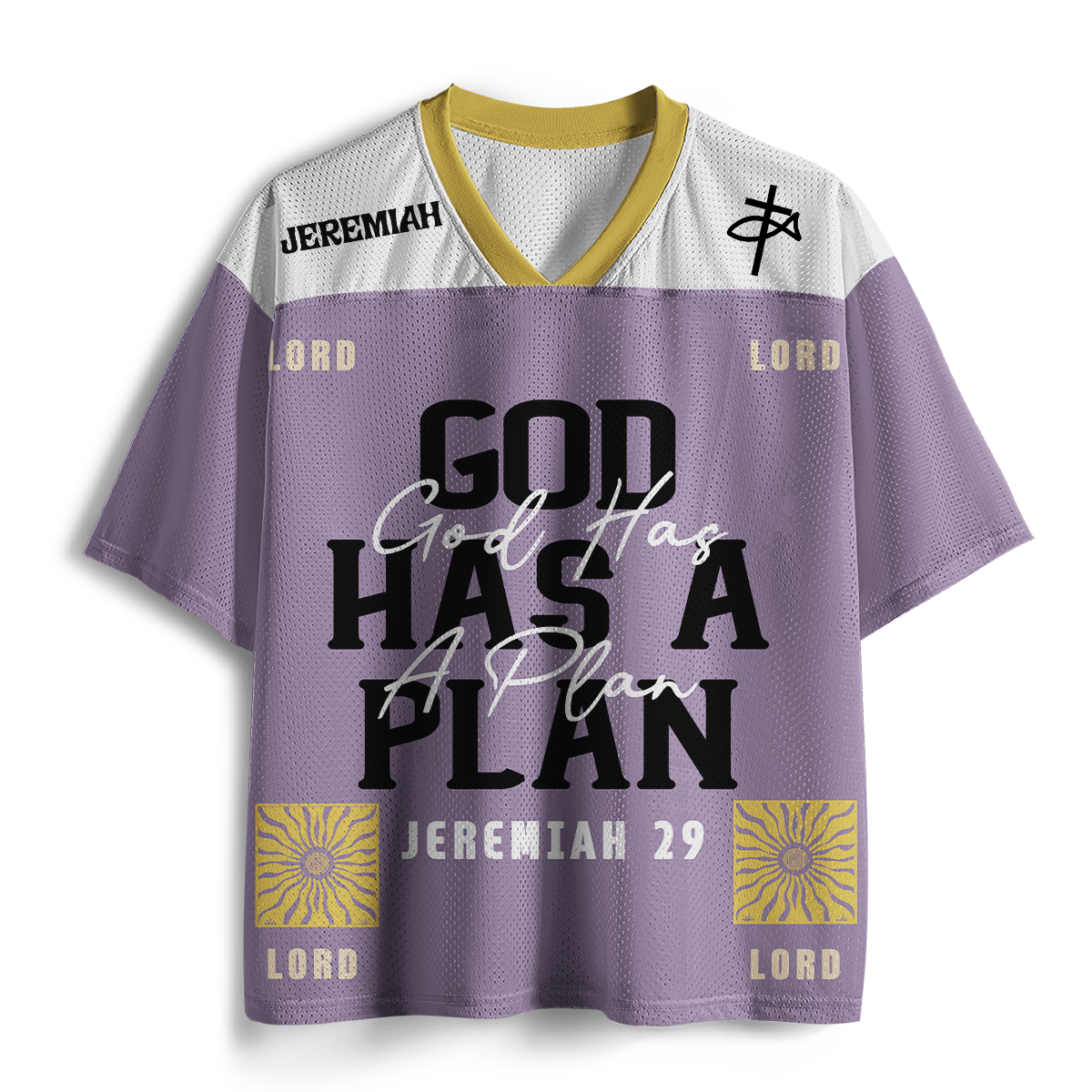 God Has A Plan Christian Mesh Jersey