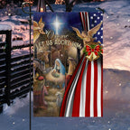 Jesus Is Born Christmas Flag