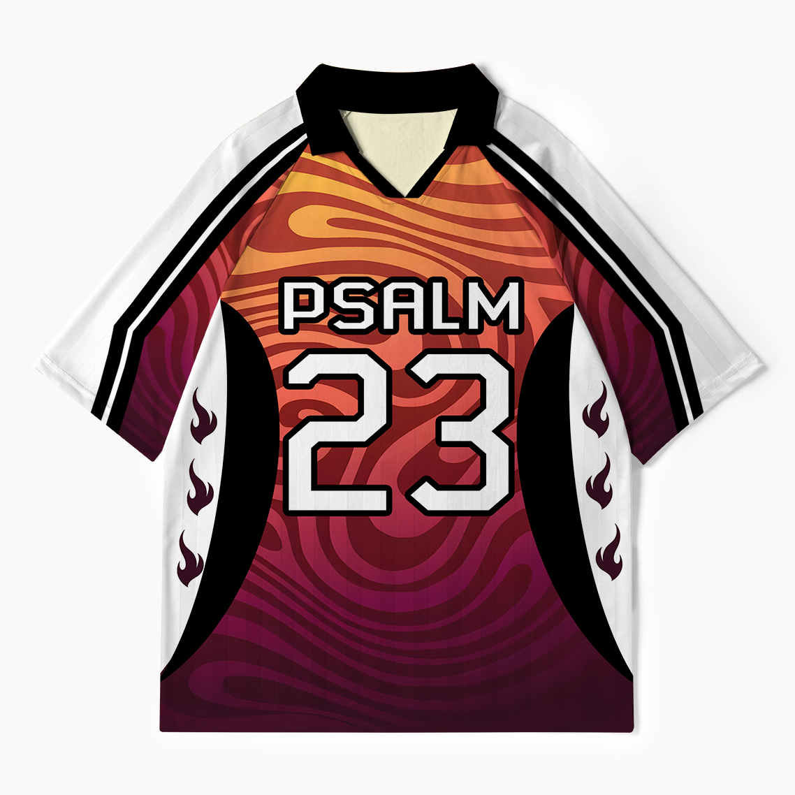 Psalm 23 Christian Collar Jersey