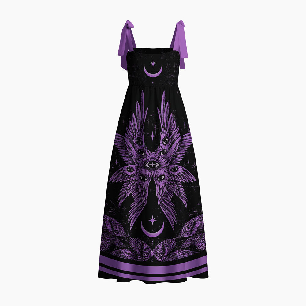 Be Not Afraid  Chrisitan Tie Shoulder Maxi Dress
