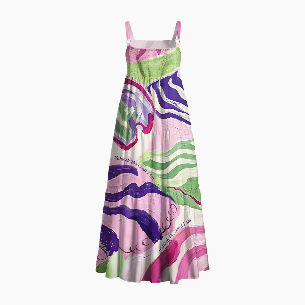 YHWH The Great I Am Christian Maxi Dress