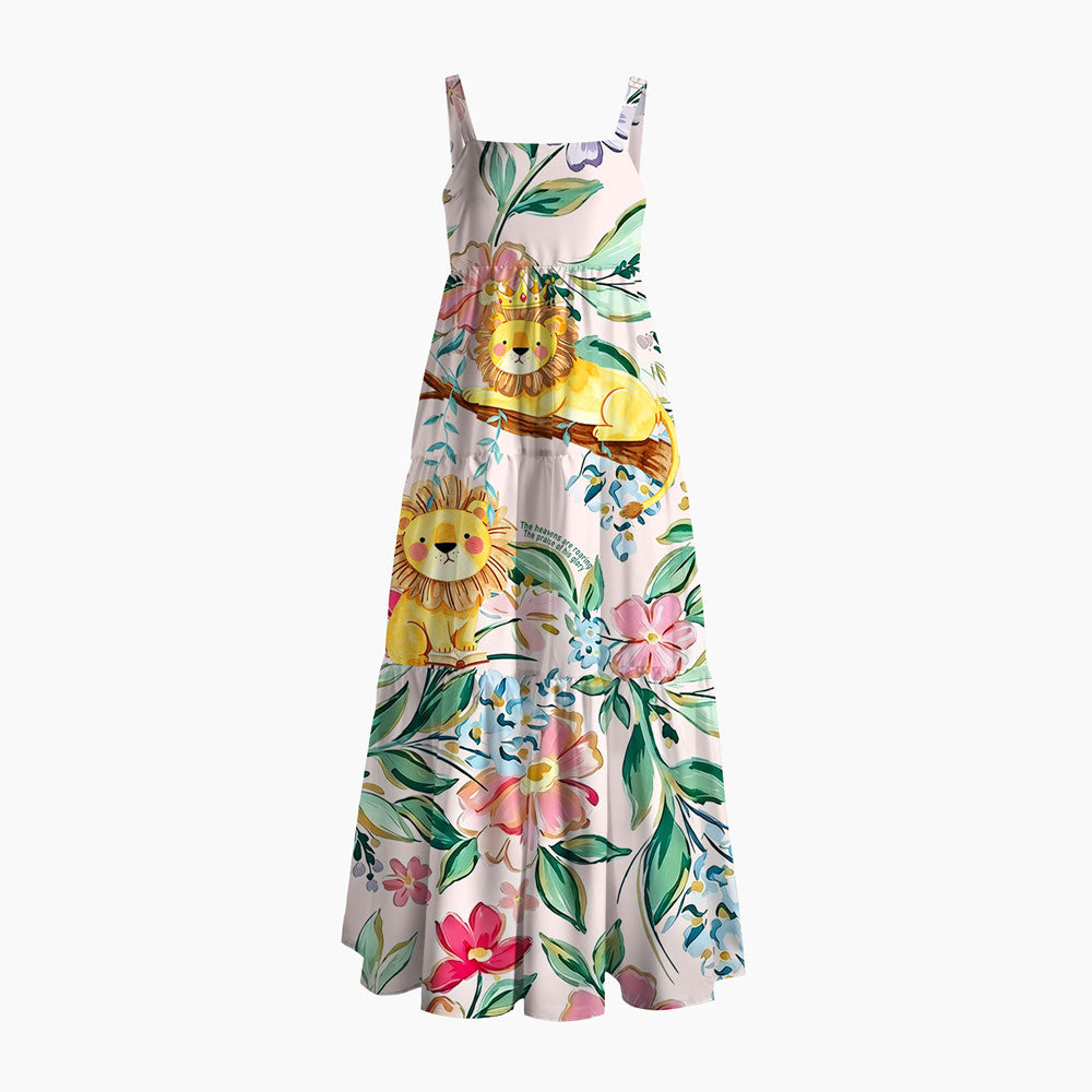 The Heavens Are Roaring Christian Maxi Dress