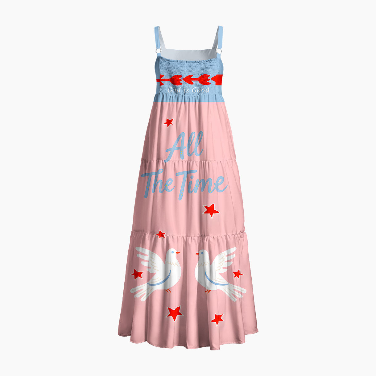 God Is Good All The Time Christian Maxi Dress