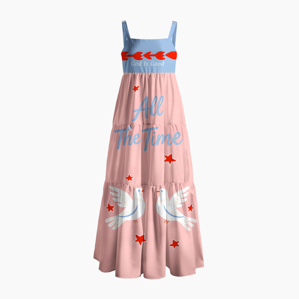 God Is Good All The Time Christian Maxi Dress