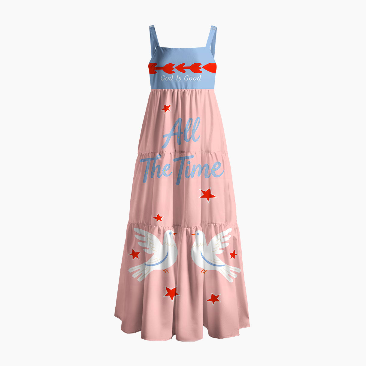 God Is Good All The Time Christian Maxi Dress