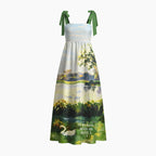 It Is Well With My Soul Chrisitan Tie Shoulder Maxi Dress