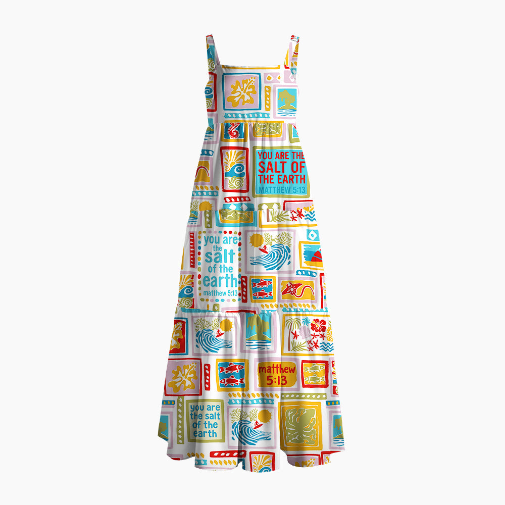 You Are The Salt Of The Earth Christian Maxi Dress