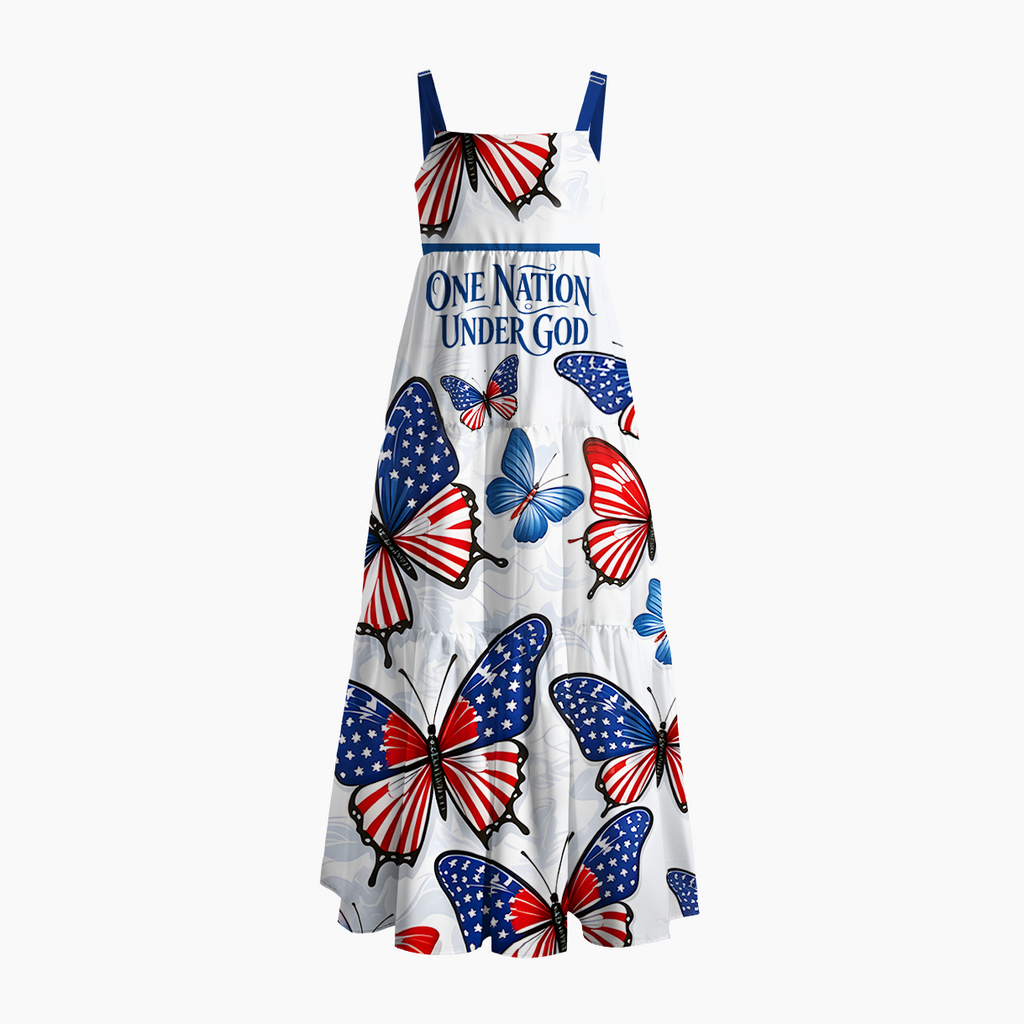 One Nation Under God Christian Maxi Dress