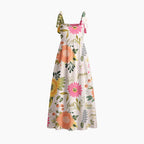 Faith Power And Of Love Chrisitan Tie Shoulder Maxi Dress