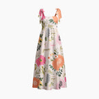 Faith Power And Of Love Chrisitan Tie Shoulder Maxi Dress