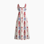 I Am Reel Blessed Chrisitan Tie Shoulder Maxi Dress