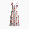 I Am Reel Blessed Chrisitan Tie Shoulder Maxi Dress